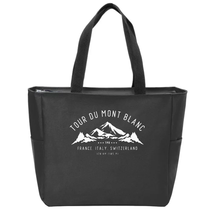 T.O.U.R Du Mont Blanc Zip Tote Bag