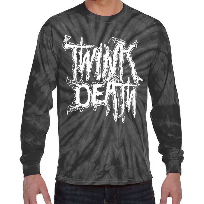 Twink Death Metal Tie-Dye Long Sleeve Shirt