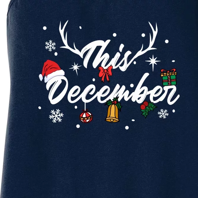 This December | Merry Christmas Women's Racerback Tank