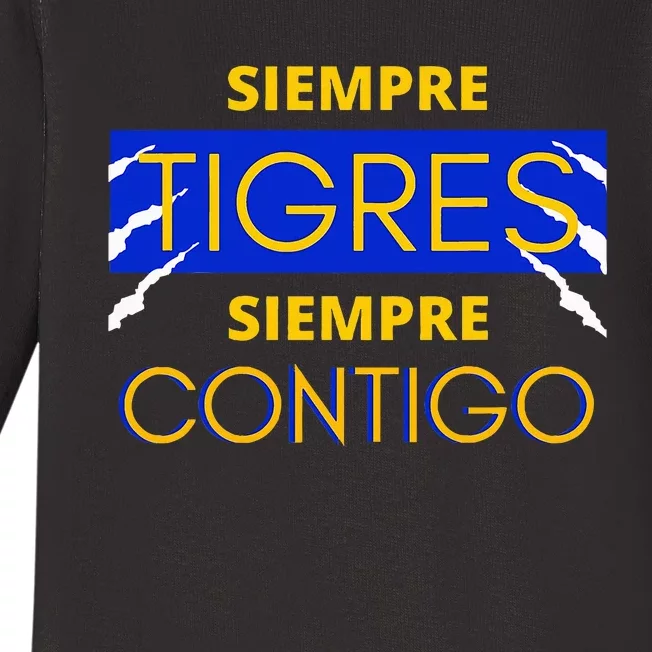 Tigres De Monterrey Baby Long Sleeve Bodysuit