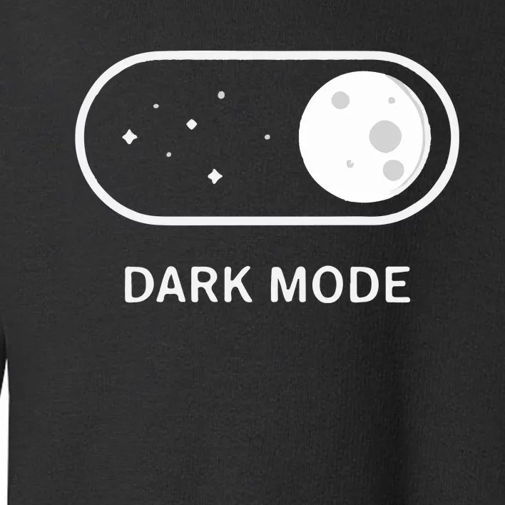 Technotim Dark Mode Toddler Sweatshirt