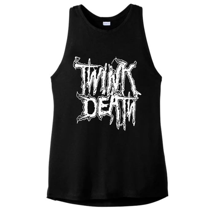 Twink Death Metal Ladies Tri-Blend Wicking Tank