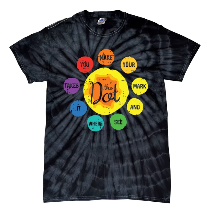 The Dot Make Mark Dots Tie-Dye T-Shirt