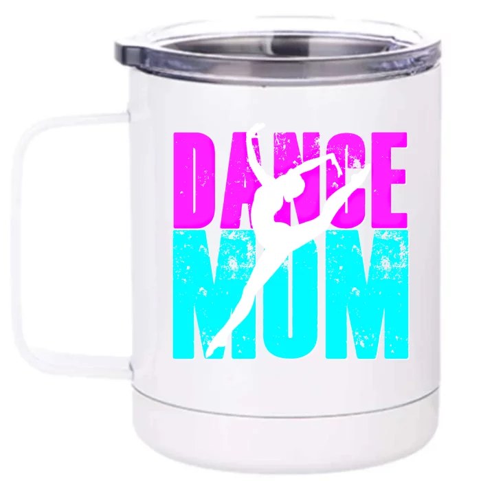 Teal Dance Mom Gift Dancer Daughter Teacher Dancing Team Front & Back 12oz Stainless Steel Tumbler Cup