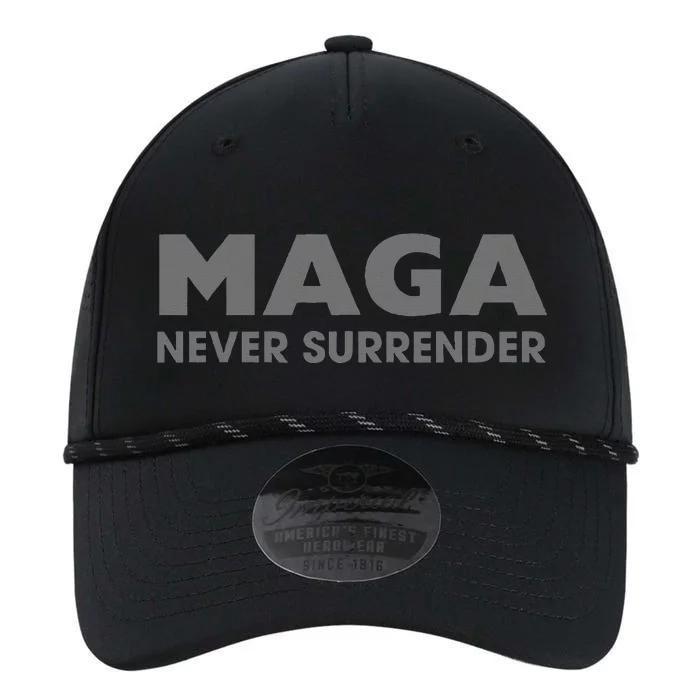 Trump Dark Maga Never Surrender Performance The Dyno Cap