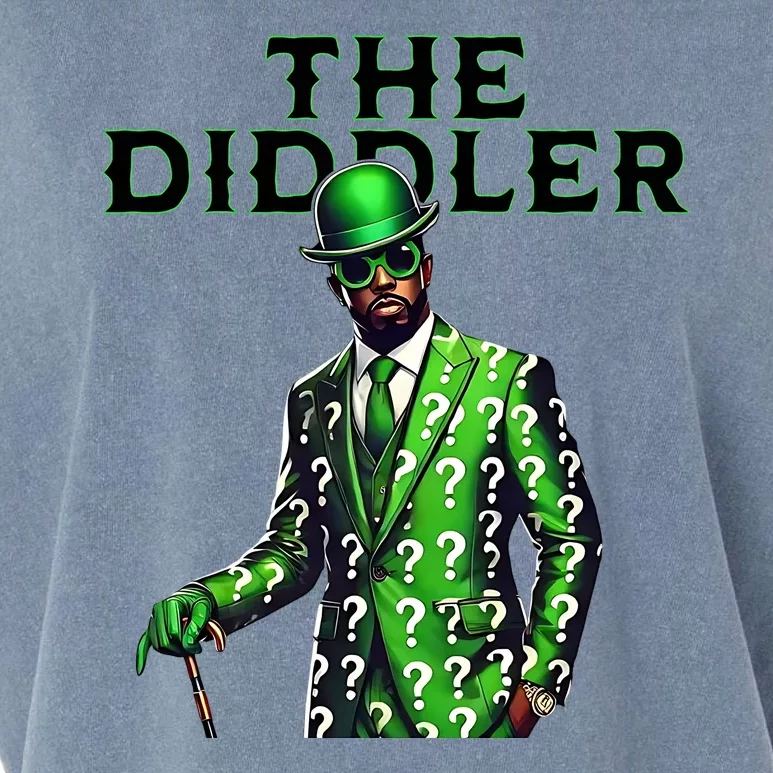 The Diddler Mr Mystery Funny Diddy Meme Garment-Dyed Women's Muscle Tee