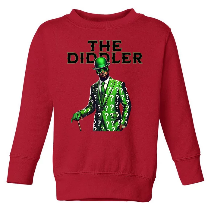 The Diddler Mr Mystery Funny Diddy Meme Toddler Sweatshirt