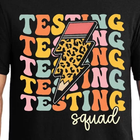 Test Day Motivational Teacher Testing Squad Pajama Set