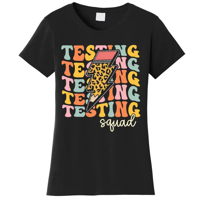 Test Day Motivational Teacher Testing Squad Women's T-Shirt