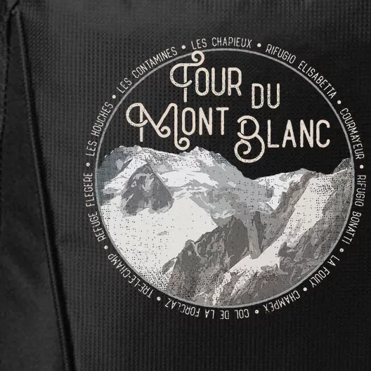 Tour Du Mont Blanc Gear European Hiking Trail Souvenir Hiker City Backpack