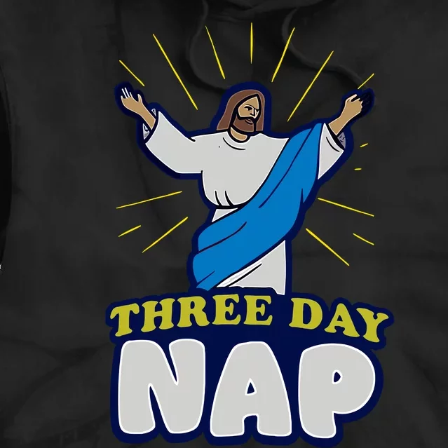 Three Day Nap Jesus Tie Dye Hoodie