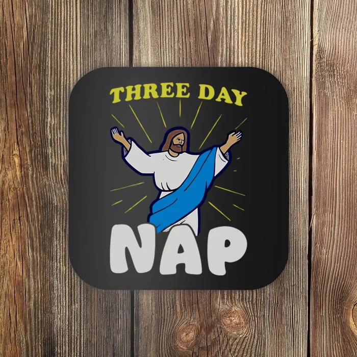 Three Day Nap Jesus Coaster