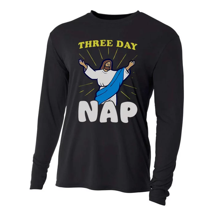 Three Day Nap Jesus Cooling Performance Long Sleeve Crew