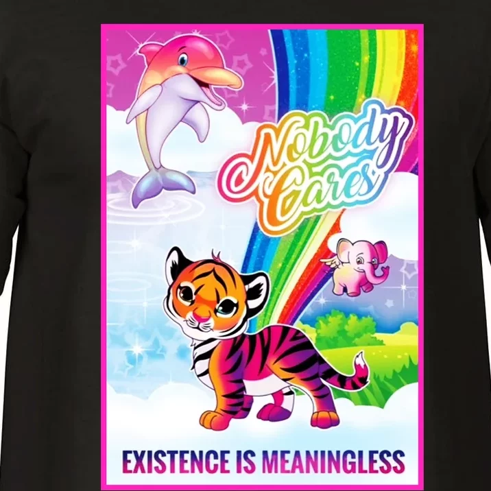 Tiger Dolphin Nobody Cares Existence Is Meaningless Comfort Colors T-Shirt