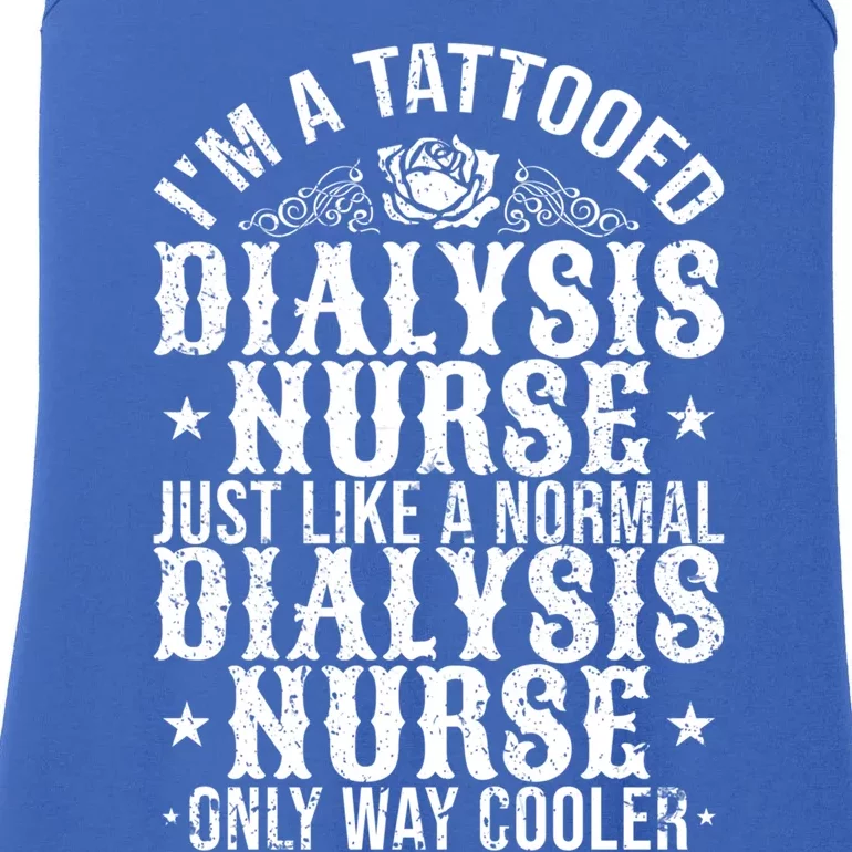 Tattooed Dialysis Nurse Gift Ladies Essential Tank