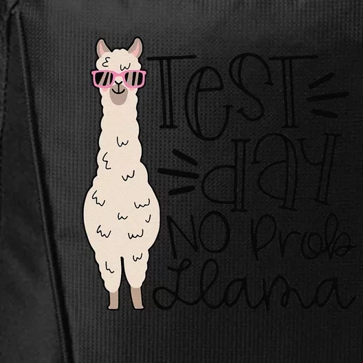 Test Day No Prob Llama Teacher Testing Day City Backpack