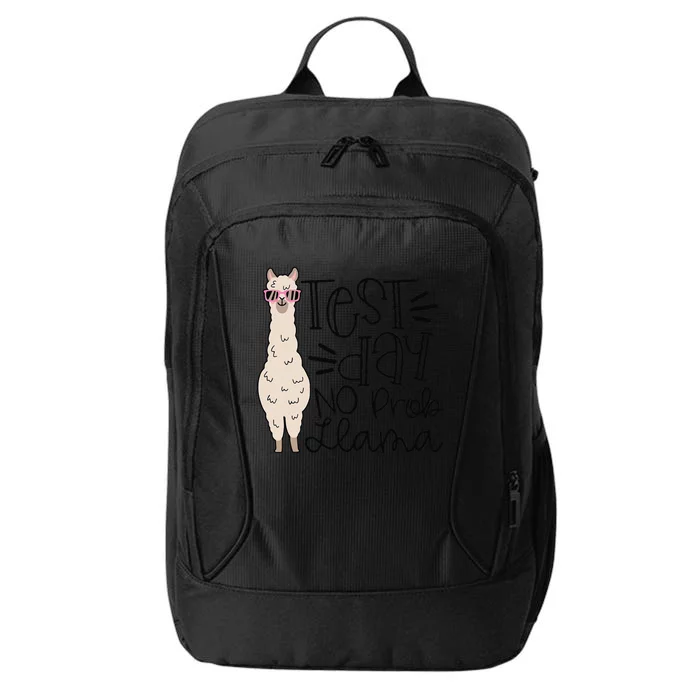 Test Day No Prob Llama Teacher Testing Day City Backpack