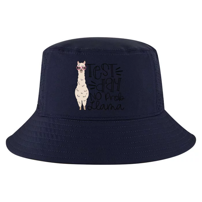 Test Day No Prob Llama Teacher Testing Day Cool Comfort Performance Bucket Hat