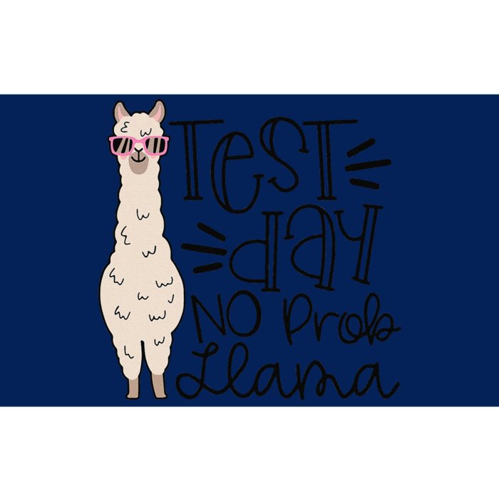 Test Day No Prob Llama Teacher Testing Day Bumper Sticker