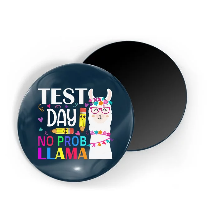 Test Day No Probllama Llama Teacher Testing Day Magnet