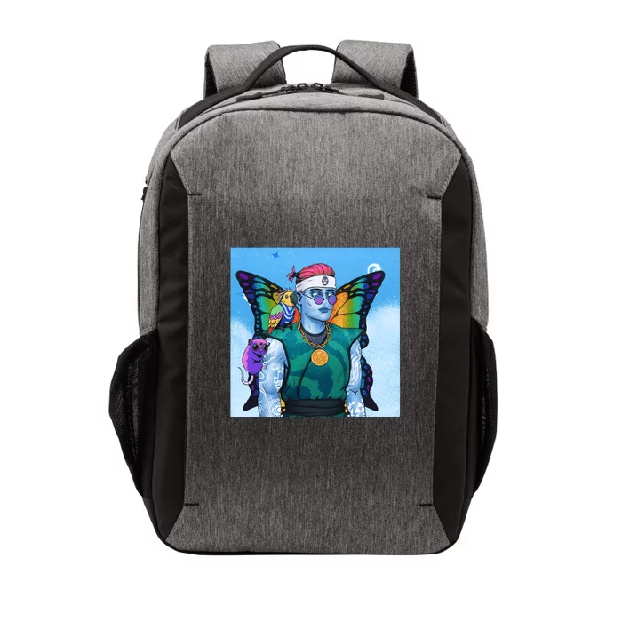 Tie Dye Ninja NFT Space Parrot Rainbow Butterfly Wings Vector Backpack