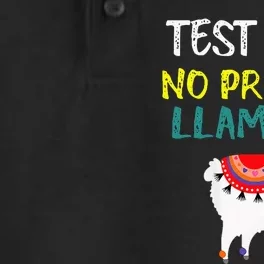 Test Day No Prob-llama Llama Teacher Testing Day Dry Zone Grid Performance Polo