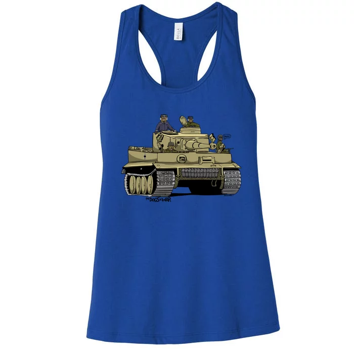 The Dogs Of War Tiger Tank Women's Racerback Tank