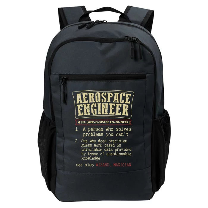 The Definition Of An Aerospace Engineer Funny Daily Commute Backpack