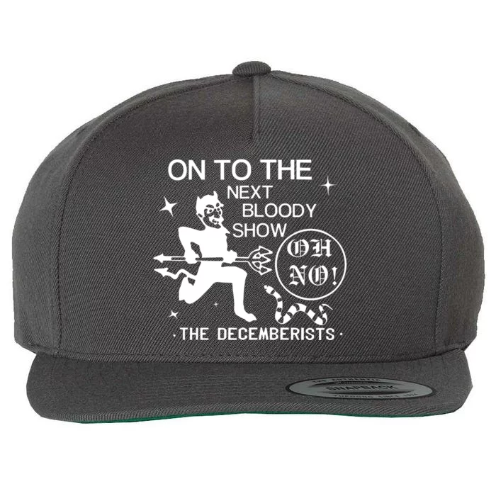 The Decemberists Oh No Wool Snapback Cap