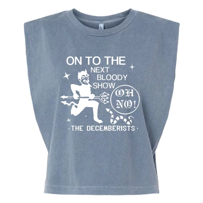 The Decemberists Oh No Garment-Dyed Women's Muscle Tee