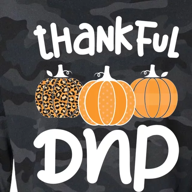 Thankful Doctor Of Nursing Practice Thanksgiving Funny Gift Cropped Pullover Crew