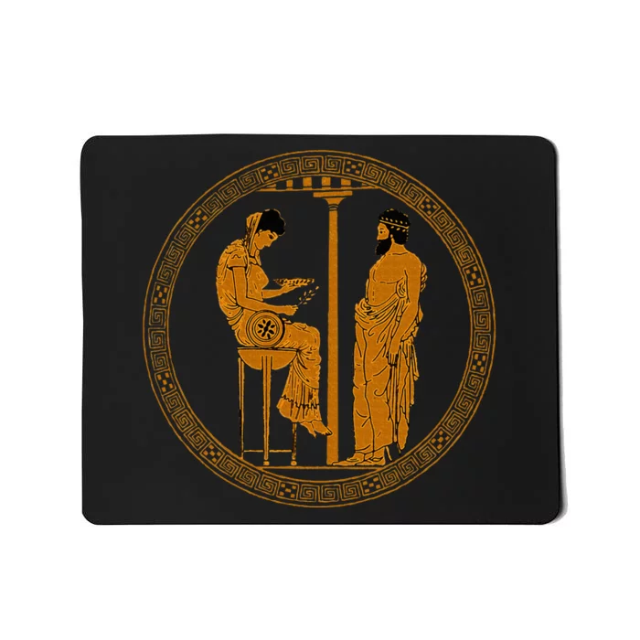 The Delphic Oracle King Aigeus In Front Of The Pythia Mousepad