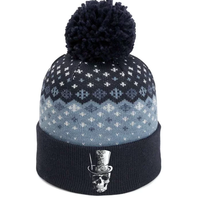 The Day Of The Dead Dia De Los Muertos The Baniff Cuffed Pom Beanie