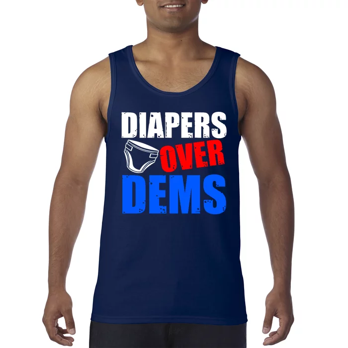 Trump Diapers Over Dems Tank Top