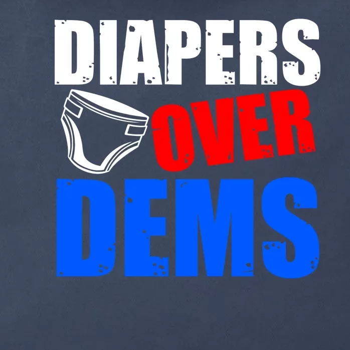 Trump Diapers Over Dems Zip Tote Bag