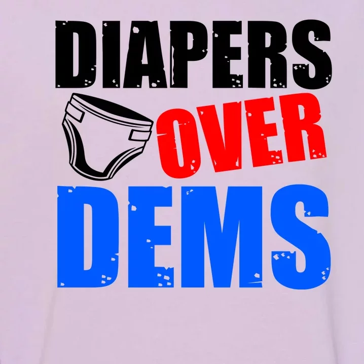 Trump Diapers Over Dems Garment-Dyed Sweatshirt