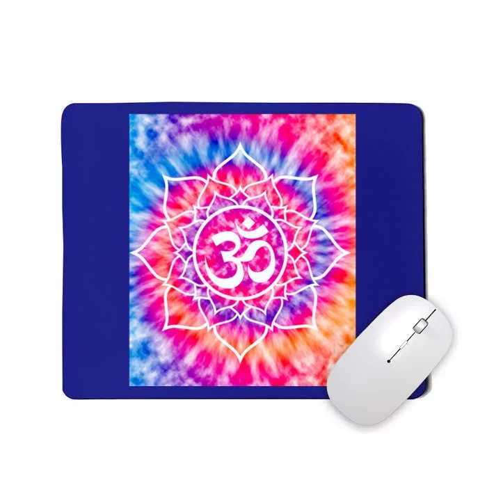 Tie Die Ohm Yoga Hindu Buddhism Yoga Eastern Namaste Gift Mousepad