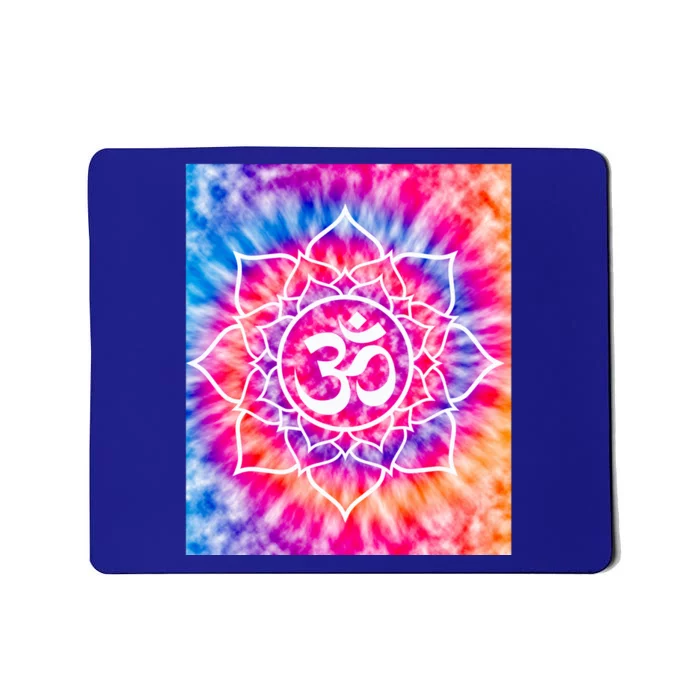 Tie Die Ohm Yoga Hindu Buddhism Yoga Eastern Namaste Gift Mousepad