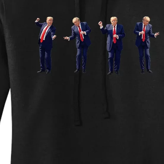 Trump Dance Potus 45 Dance Save America Trump 2024 Women's Pullover Hoodie