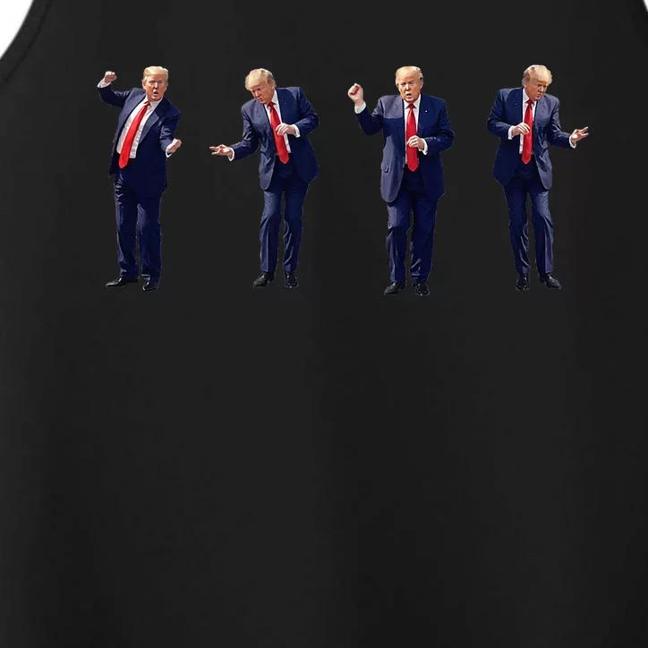 Trump Dance Potus 45 Dance Save America Trump 2024 Performance Tank