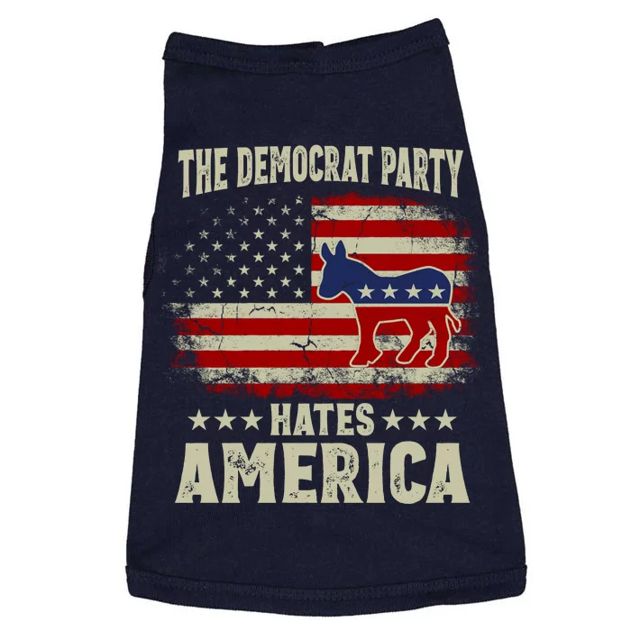 The Democrat Party Hates America Doggie Tank