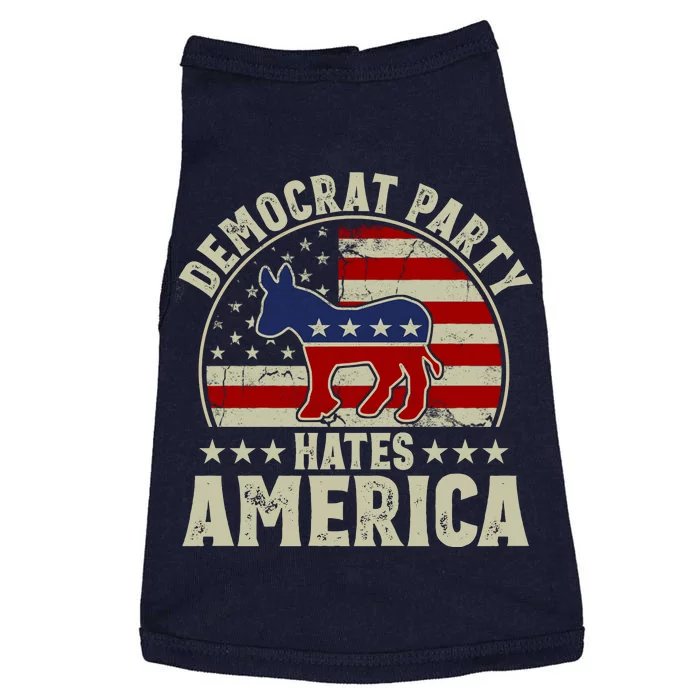 The Democrat Party Hates America Doggie Tank