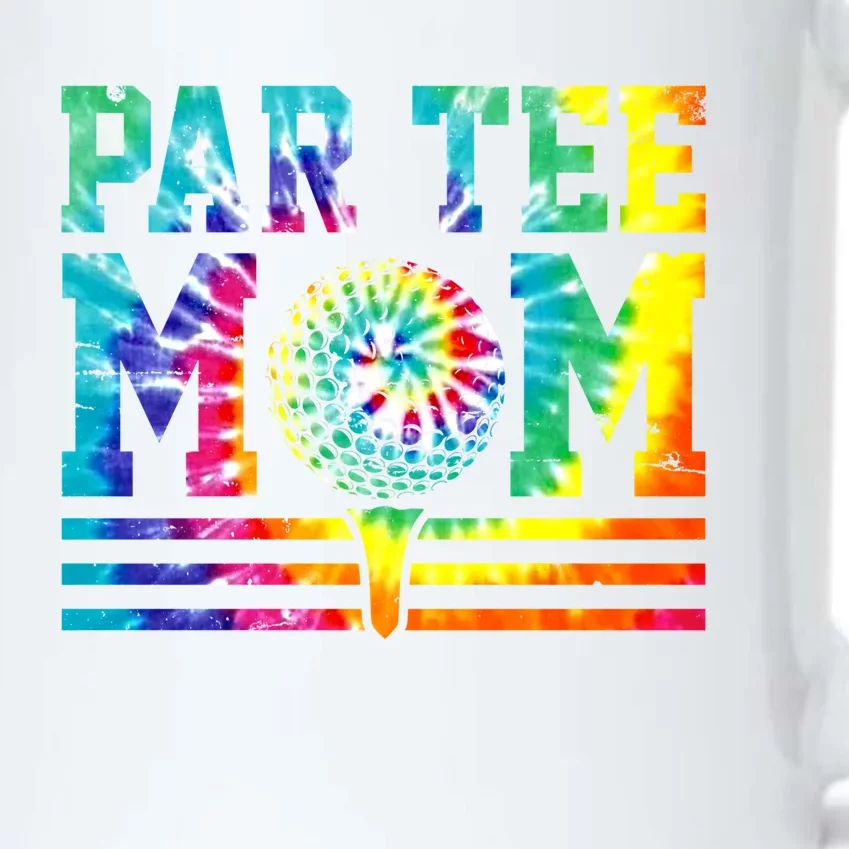 Tie Dye Par Tee Mom Funny Partee Golf Pun Mom Mommy Mama Gift Black Color Changing Mug