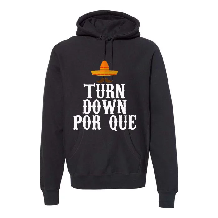 Turn Down Por Que Essential Premium Hoodie