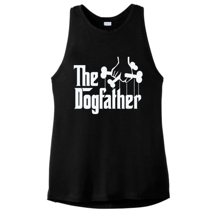 The Dogfather Perfect Gift for Dog Lovers Ladies Tri-Blend Wicking Tank