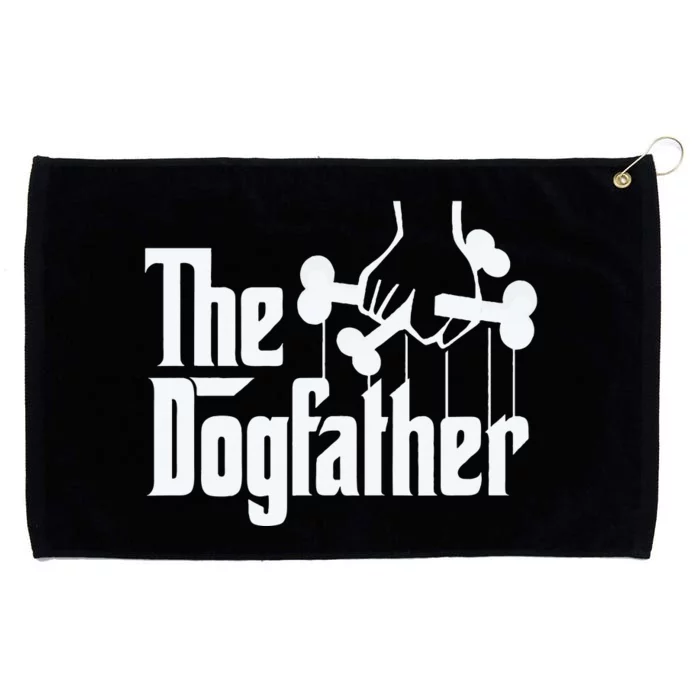 The Dogfather Perfect Gift for Dog Lovers Grommeted Golf Towel