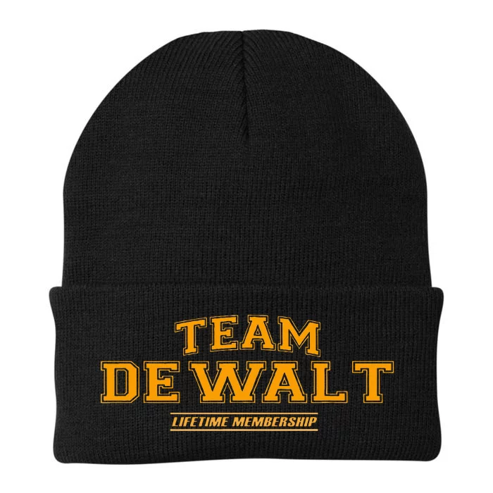 Team Dewalt Proud Family Surname Last Name Knit Cap Winter Beanie