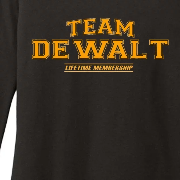 Team Dewalt Proud Family Surname Last Name Womens CVC Long Sleeve Shirt