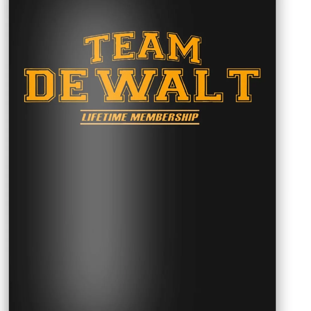 Team Dewalt Proud Family Surname Last Name Poster