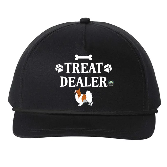 Treat Dealer Papillon Dog Trainer Snapback Five-Panel Rope Hat